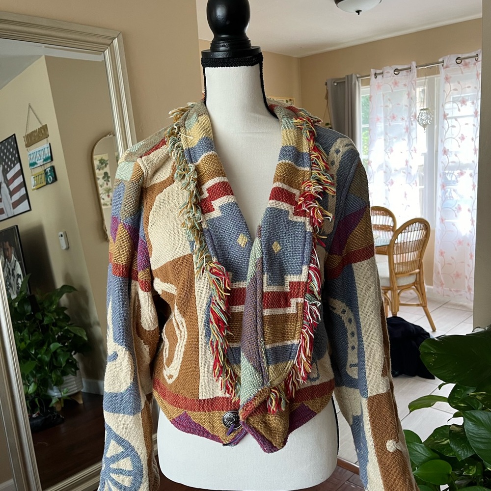 Vintage patchwork type coat